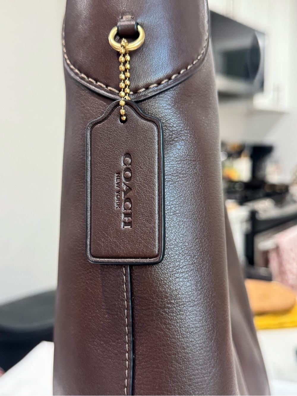 Coach - Brooklyn Shoulder Bag - Maple - Picture 4 of 7